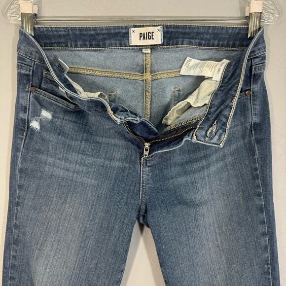 PAIGE Verdugo Ankle Distressed Jean - Picture 3 of 7